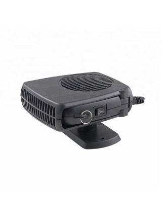 Автомобільний керамічний нагрівач SUNROZ Car Portable Heater вентилятор 2 в 1 12 V 150 W Чорний (SUN2246)
