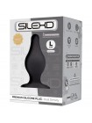 Анальна пробка SilexD Model 2 size L двошарова, силікон + Silexpan, діаметр 4,5 см