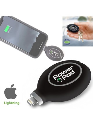 Портативний зарядний пристрій Power Pod для iPhone Power Pod Emergency Charge 800 mAh брелок для ключів-Power