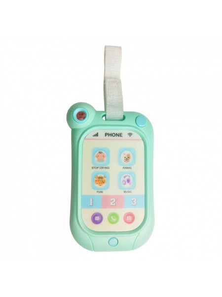 Дитячий телефон Metr+ G-A081 інтерактивний Бірюзовий