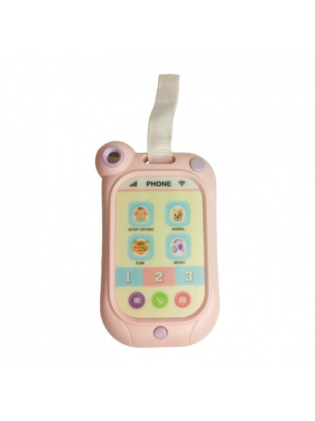 Дитячий телефон Metr+ G-A081 інтерактивний Рожевий