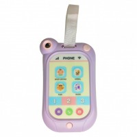 Дитячий телефон Metr+ G-A081 інтерактивний Фіолетовий