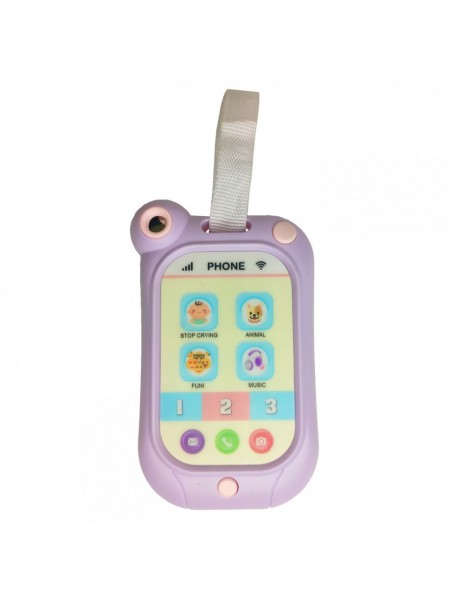Дитячий телефон Metr+ G-A081 інтерактивний Фіолетовий