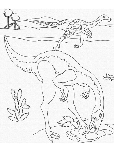 Розпис на полотні Art Craft Динозаври 25х30 см 15524-AC
