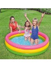 Дитячий надувний басейн Intex 58924-1 Веселка 86 х 25 см з кульками 10 шт.