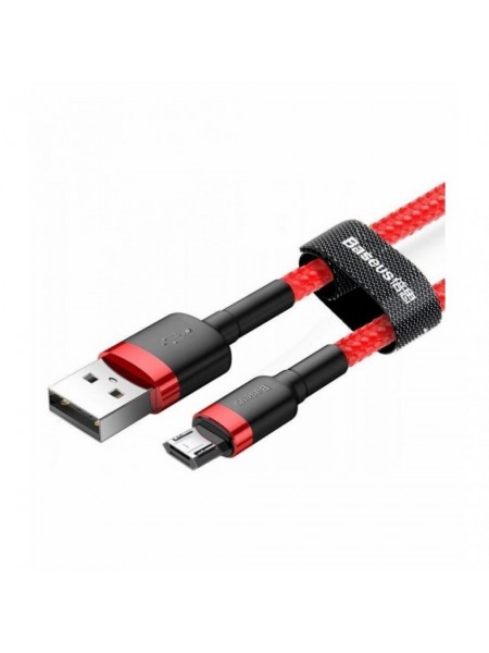 Кабель Baseus Cafule Cable USB For Micro 2.4A 1m Red+Red