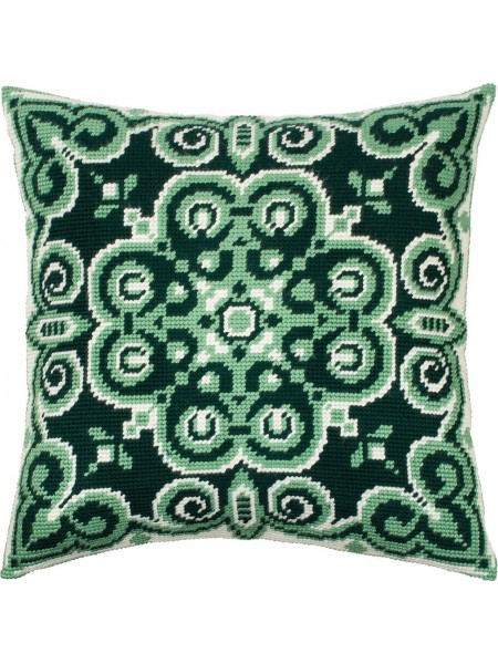 Набір для вишивання декоративної подушки Чарівниця Баґдад 40×40 см V-285