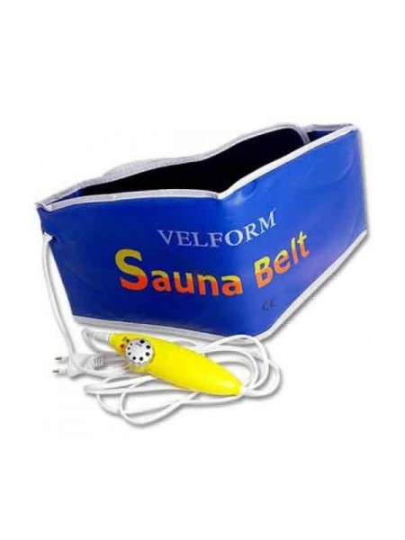 Пояс SUNROZ Sauna Belt для схуднення з терморегулятором Синій (SUN2701)