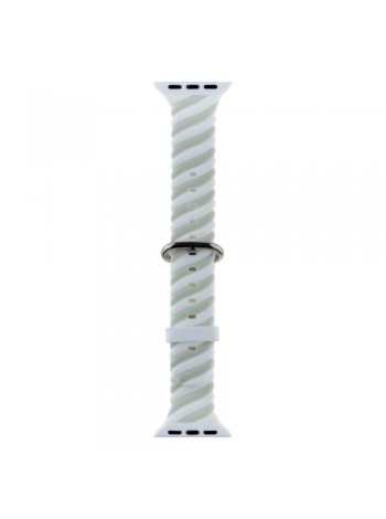 Ремінець Colour Bar для Apple Watch 38 / 40 mm Біло-М'ятний