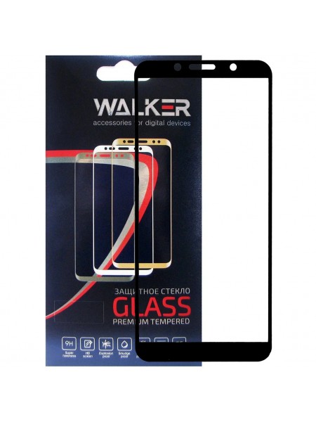 Захисне скло Walker 3D Full Glue для Huawei Y5P/Honor 9S Black