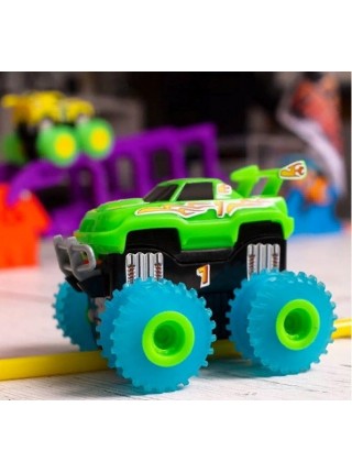 Машинка Trix Trux Monster Truk для канатного дитячого треку монстр-тракі Зелена