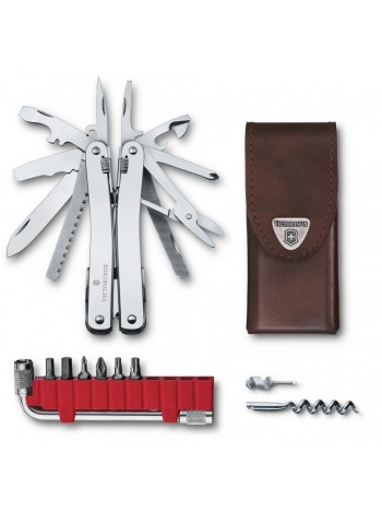 Мультитул Victorinox Swisstool Spirit X Plus Сріблястий (3.0235.L)