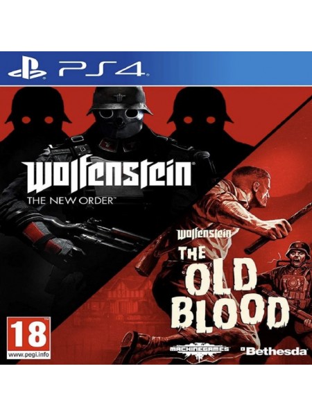 Гра для PlayStation 4 Wolfenstein The New Order + The Old Blood (росткі субтитри)