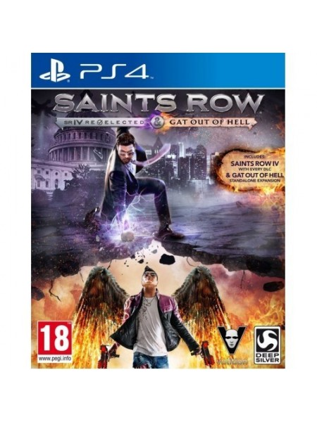 Гра для PlayStation 4 Saints Row IV Re-elected Saints Row: Gat out of Hell (росські субтитри) PS4