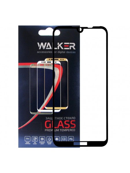 Захисне скло Walker 3D Full Glue для Huawei Y5 2019 / Honor 8S Black
