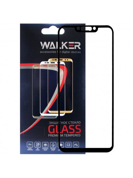 Захисне скло Walker 3D Full Glue для Huawei Nova 3/3i Black