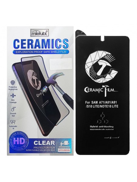 Захисна плівка Mleubl Ceramic для Samsung Galaxy A71 / A81 / A91 Black