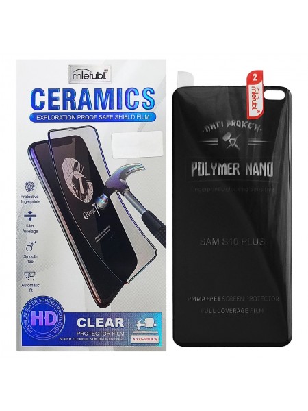 Захисна плівка Mleubl Ceramic для Samsung Galaxy S10 Plus Black