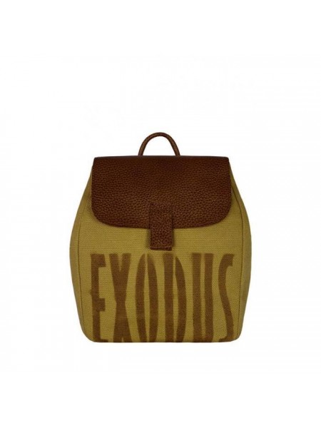 Рюкзак жіночий Exodus Leather Canvas R6901Ex131 24 Х 21 Х 11 см