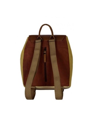 Рюкзак жіночий Exodus Leather Canvas R6901Ex131 24 Х 21 Х 11 см