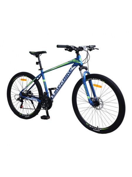 Велосипед дорослий Like2bike "Active 1.0" A212701 колеса 27 5" матовий рама алюміній 18" синій