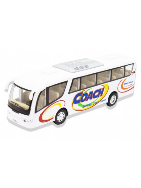 Модель автомобіля Kinsfun KS7101 W автобус Coach Білий