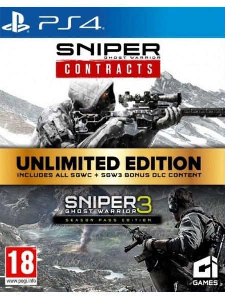 Гра CI Games Sniper Ghost Warrior Contracts SGW3 Unlimited Edition PS4 (росські субтитри)
