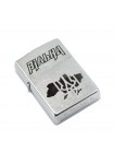 Запальничка бензинова Zippo Street Chrome 207 з гравіюванням Вільна Срібляста (207 V)