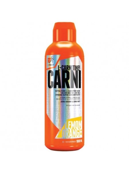 Жироспалювач для спорту Extrifit Carni Liquid 120000 1000 ml /100 servings/Lemon Orange