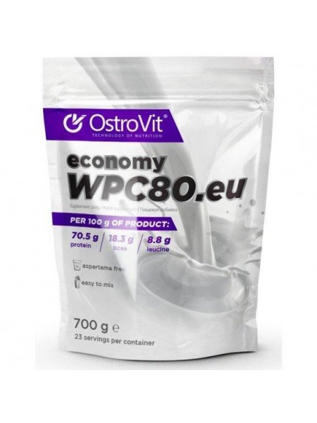 Протеин OstroVit Economy WPC80.eu 700 g /23 servings/ Chocolate