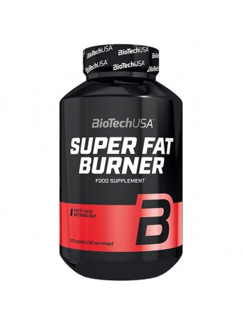 Комплексний жироспалювач BioTechUSA Super Fat Burner 120 Tabs