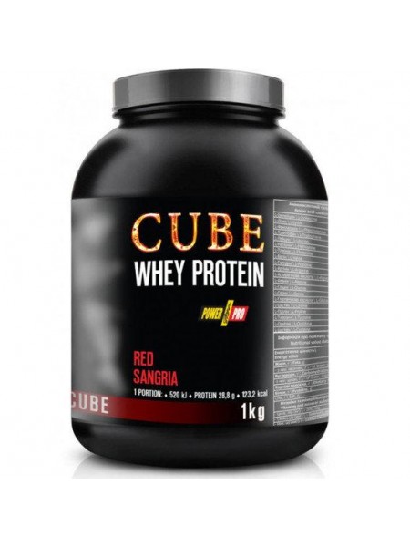 Протеин Power Pro Cube Whey Protein БАНКА 1000 g /25 servings/ Sangria