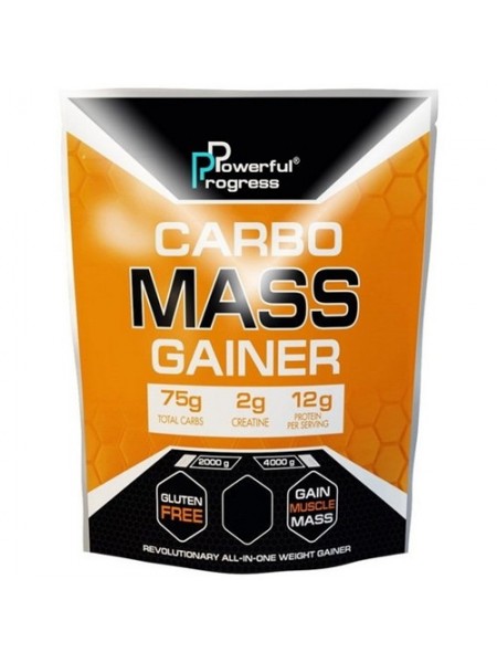 Гейнер Powerful Progress Carbo Mass Gainer 2000 g /20 servings/ Vanilla