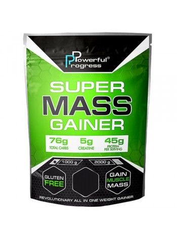 Гейнер Powerful Progress Super Mass Gainer 1000 g /10 servings/ Ice Cream