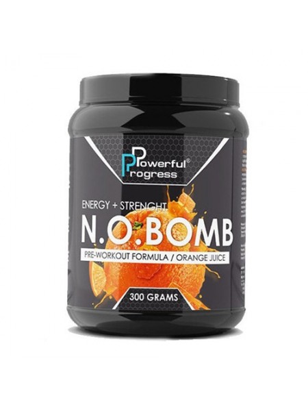 Комплекс до тренування Powerful Progress N.O.BOMB 300 g/30 servings/Orange