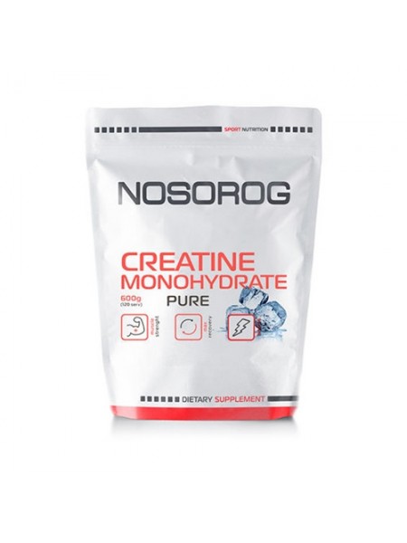 Креатин моногідрат Nosorog Nutrition Creatine Monohydrate 600 g /120 servings/ Unflavored