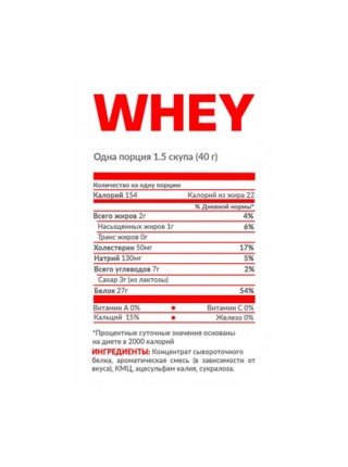 Протеин Nosorog Nutrition Whey 1000 g /25 servings/ Ice Cream