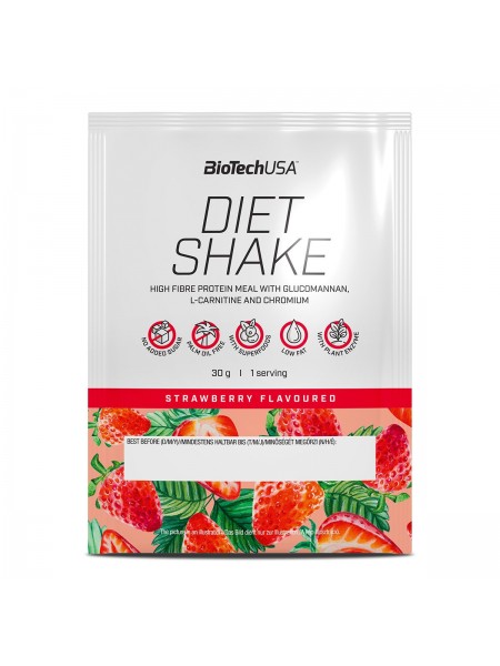 Замінник харчування BioTechUSA Diet Shake 30 g /1 servings/strawberry