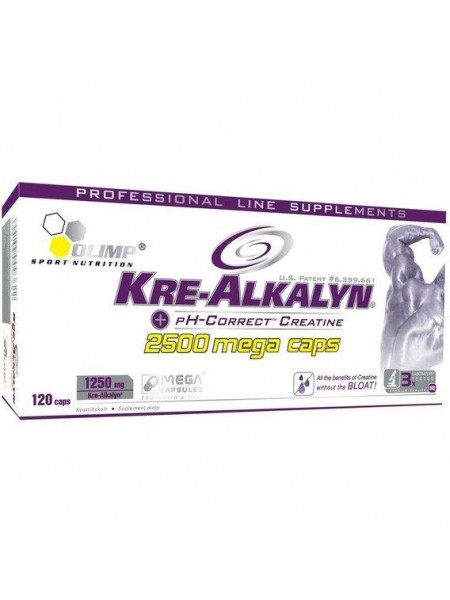 Креатин моногідрат Olimp Nutrition Kre-Alkalyn 2500 Mega Caps 120 Caps