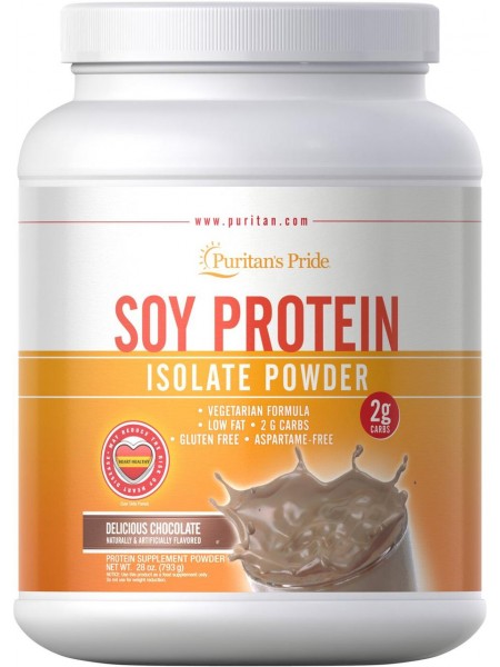 Протеїн Puritan's Pride Soy Protein 793 g /28 servings/ Шоколад