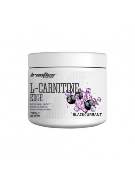 Жироспалювач для спорту IronFlex L-Carnitine EDGE 200 g/80 servings/ Black Currant
