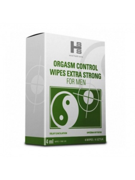 Засіб для відтермінування еякуляції SHS Orgasm Control Wipes 6 шт.