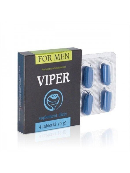 Препарат для потенції й ерекції Cobeco Viper 4 шт.