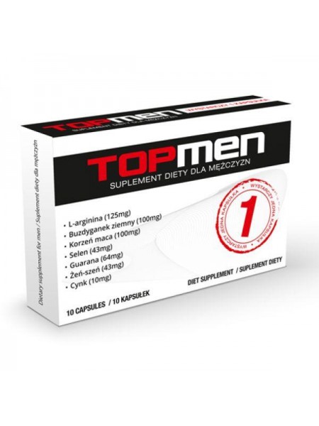 Препарат для стимуляції ерекції та потенції SHS Top Men Plus 10 шт.