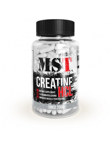 Креатин моногідрат MST Nutrition Creatine HCL 90 Caps