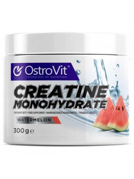 Креатин моногідрат OstroVit Creatine Monohydrate 300 g 120 servings Watermelon