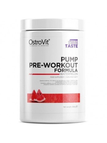 Комплекс до тренування OstroVit PUMP Pre-Workout 500 g/50 servings/ Watermelon