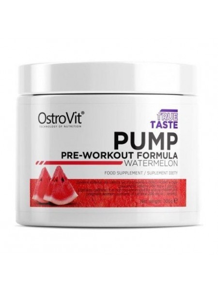 Комплекс до тренування OstroVit PUMP Pre-Workout 300 g/30 servings/ Watermelon