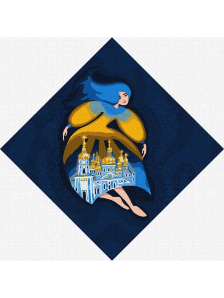 Картина за номерами "Берігня Міхайлова" Ідейка KHO4915 30х30 см