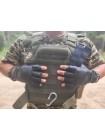 Рукавички тактичні шкіряні без пальців TACTIGEAR PS-8801 Patrol Black M